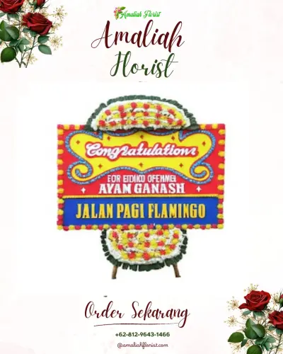 Bunga Papan Congratulation di Akeguraci